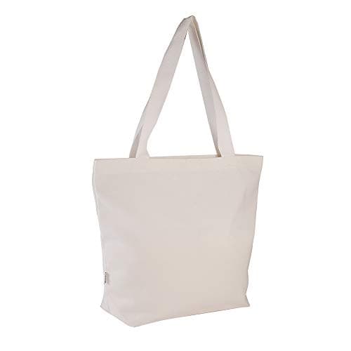 100% Cotton 12oz Canvas Heavy Duty Tote Bag for Grocery and Beach