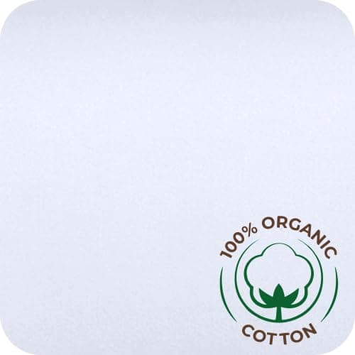 California Design Den 100% Organic Cotton Deep Pocket Sheets - Ivory