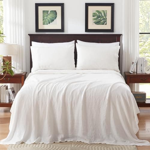 100% French Natural Linen Flax Bedding 4pc Set (full size)