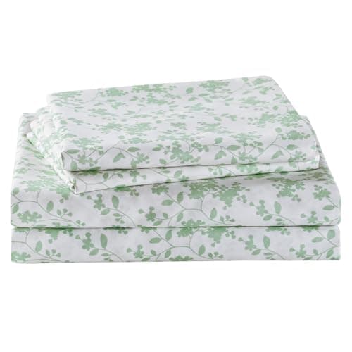 Purple Paisley Butterfly Floral Bed Sheets Set
