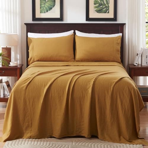 100% French Natural Linen Flax Bedding 4pc Set (full size)