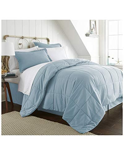 Linen Market Bed in a Bag, Twin X-Large, Aqua