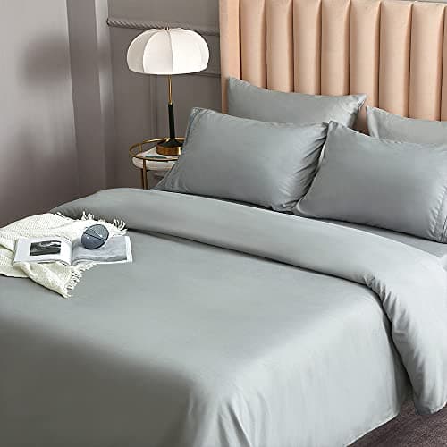 Brushed Microfiber Bedding Sheet Set - 4 Piece Queen Blue