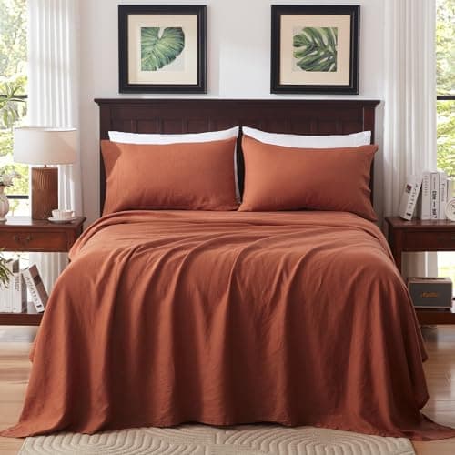 100% French Natural Linen Flax Bedding 4pc Set (full size)
