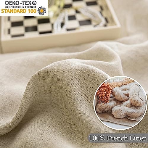 100% Linen Comforter Set Queen