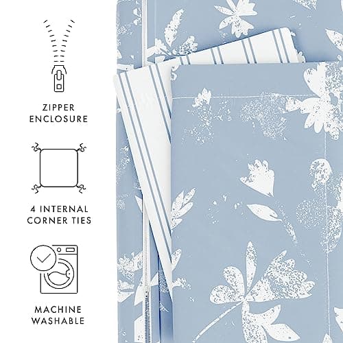 Hotel-like comfort Twin Duvet Cover Set with Pillow Sham