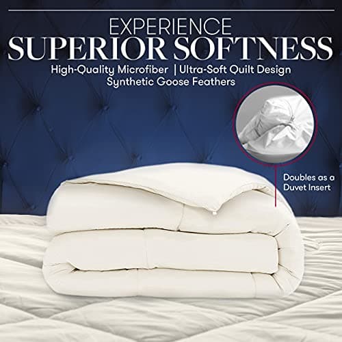 Beckham Hotel Twin/Twin XL Comforter - Luxury Goose Down Alternative - Burgundy