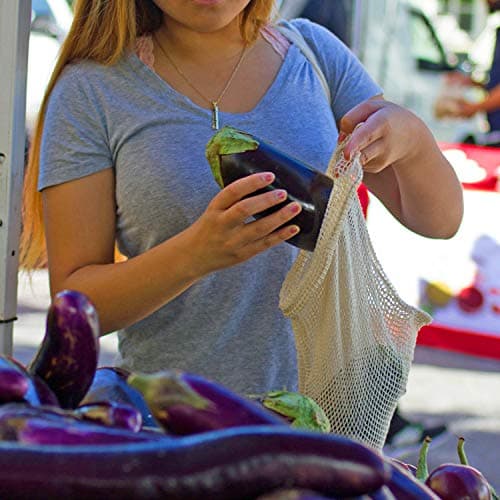 Reusable Farmers Market Shopping Bag Set