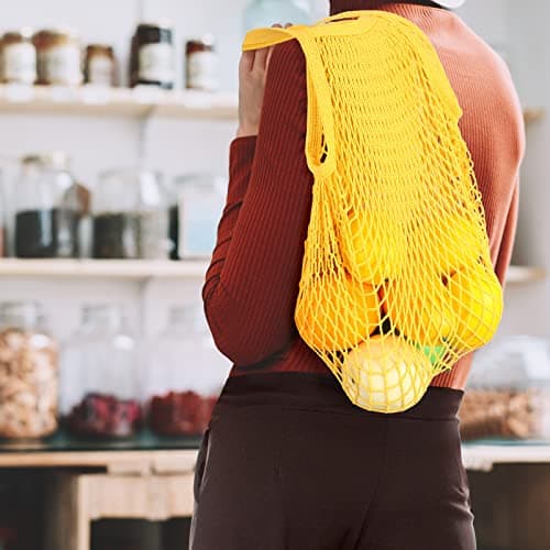 Shappy 12 Pack Large Reusable Mesh Groceries Bag Cotton Tote
